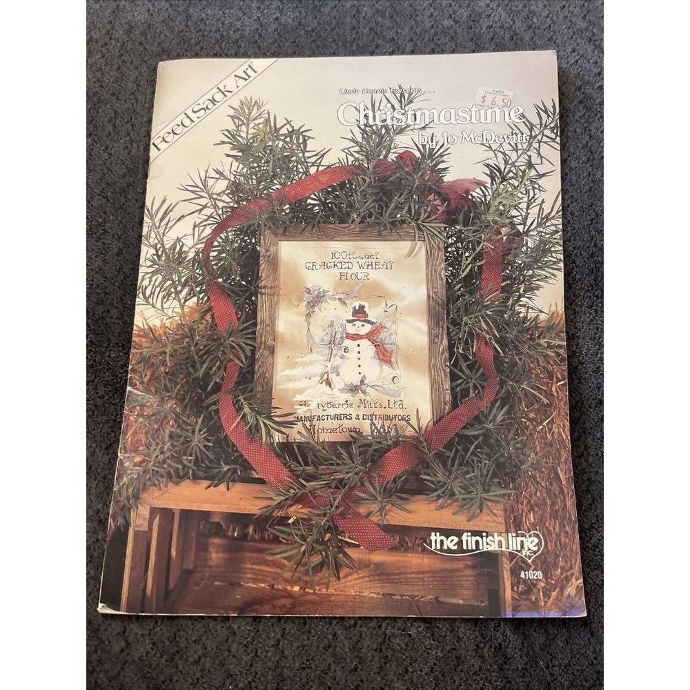 Christmastime Feed Sack Art Jo McDevitt Craft Booklet B28